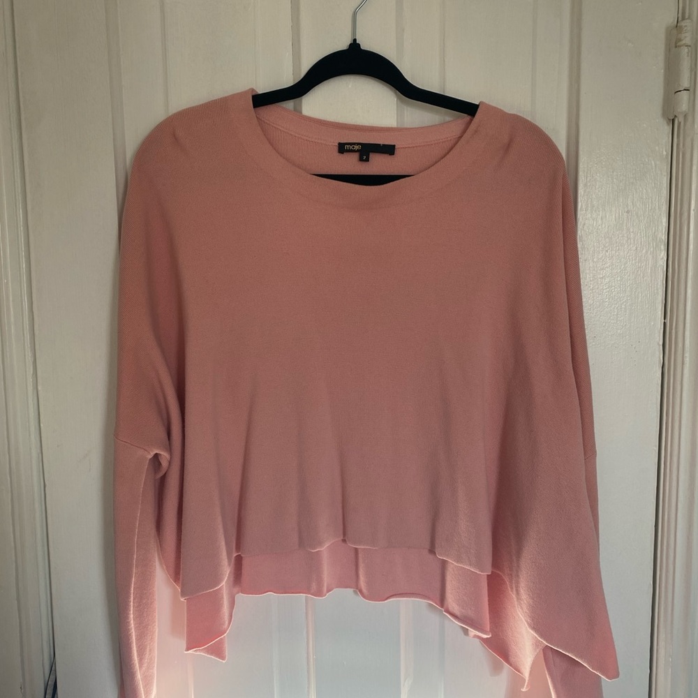 Maje Pink Sweater - Picture 2 of 5